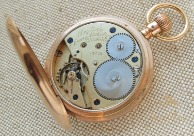 Карманные часы, A. LANGE & SOHNE, золото 585 проба, 1895-1900гг., 49мм, 81.6 грамма.