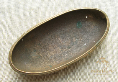 Лоток, бронза, клейма: КАС. З. 1902, Орел императорский, В. Кузнецов 170х82мм.