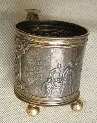 Подстаканник Украинские крестьяне