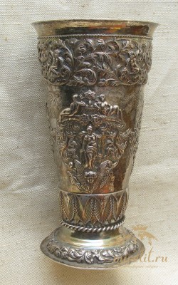 Кубок, серебро 934проба, Нидерланды, Роттердам, 1771г., Louis de Haan (1745-1781гг)., 403 грамма, 214мм высота.
