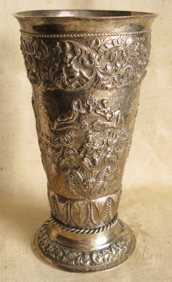 Кубок, серебро 934проба, Нидерланды, Роттердам, 1771г., Louis de Haan (1745-1781гг)., 403 грамма, 214мм высота.