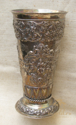 Кубок, серебро 934проба, Нидерланды, Роттердам, 1771г., Louis de Haan (1745-1781гг)., 403 грамма, 214мм высота.