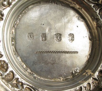 Кубок, серебро 934проба, Нидерланды, Роттердам, 1771г., Louis de Haan (1745-1781гг)., 403 грамма, 214мм высота.