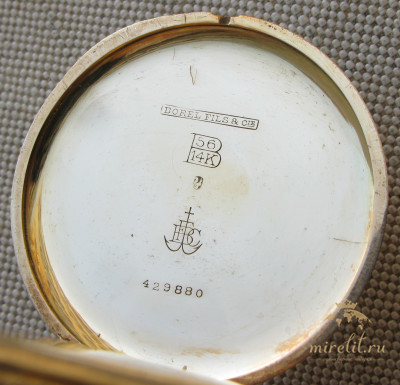 Карманные часы, Эмаль, Модерн, Borel Fils & Cie. 56 проба, Швейцария, начало 20 века. 77 грамм, 51мм.