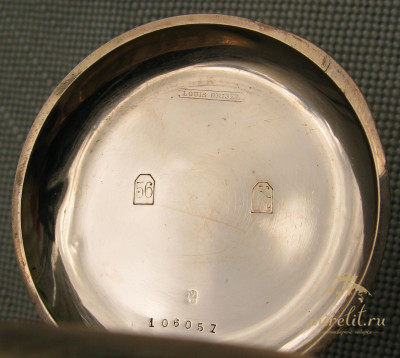 Карманные часы, LOUIS GRISEL , золото 56 проба, Швейцария, 98.1 грамма, 51мм.