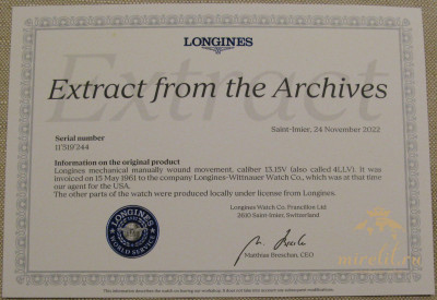 Часы LONGINES