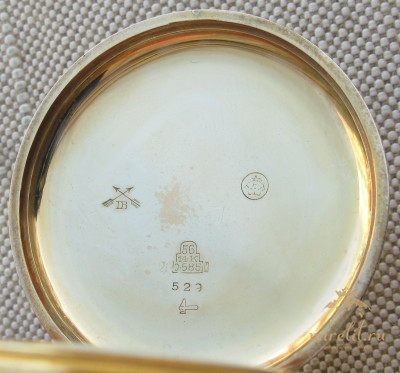 Карманные часы, PHILIPPE DU BOIS & FILS , золото 585 проба, Швейцария. 69.4 грамма, 50мм.