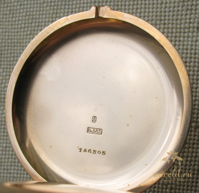 Карманные часы, Павел Буре, золото 56 проба, 124.5 грамма, 53.5мм, 1907-1908гг.