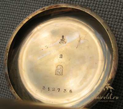 Карманные часы, КАРТЬЕ-Жирар, Borel Fils & Cie., золото 56 проба, 103.3грамма, 52.5мм. Швейцария, начало 20 века.