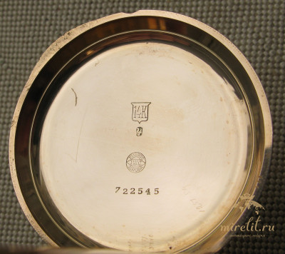 Карманные часы, IWC, золото 585 проба, 98.7 грамма, 52.8 мм. Швейцария, 1914г. PROBUS SCAFUSIA.