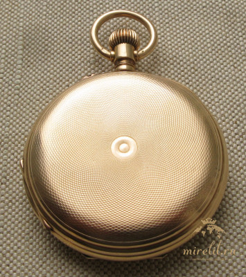 Карманные часы, H. MOSER & Cie., золото 56 проба, 132.5 грамма, 58мм. Качество Моле. Начало 20 века.