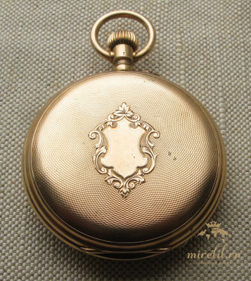 Карманные часы, H. MOSER & Cie., золото 56 проба, 128.8 грамма, 58 мм. Качество Лепин. Швейцария.