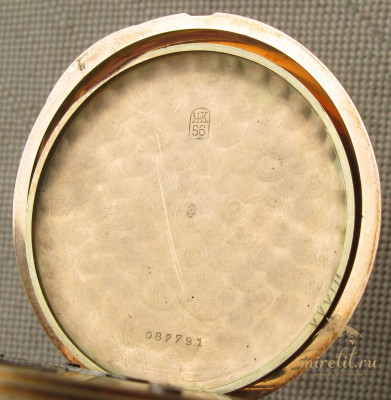 Карманные часы, ZENITH, золото 56 проба, Швейцария, 1909г. 115.7 грамма, 54.2мм.