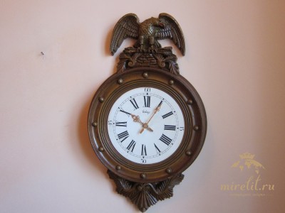 Антикварные настенные кварцевые часы Arabesque