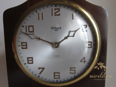 Антикварные настольные часы Gilbert