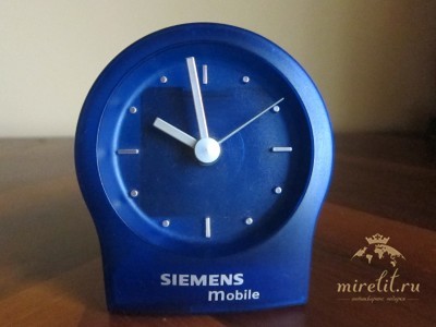 Часы будильник Siemens Mobile